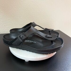 Birkenstock Black Gizeh Essentials Sandals Women’s Size 7-7.5